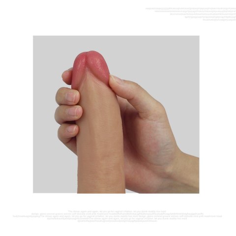 Realistyczne dildo dwuwarstwowe silikonowe Lovetoy 20.5 cm