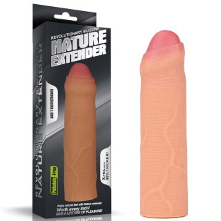 Rewolucyjna silikonowa przedłużka dodająca 2,5 cm Lovetoy 17 cm