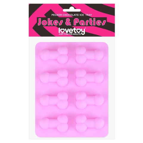Silikonowa forma do lodu i czekolady kształt penisa Lovetoy 5.2 cm