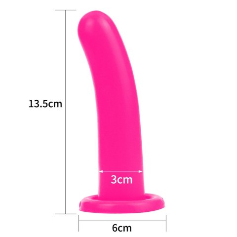 Dildo analne silikonowe Lovetoy Holy Dong Medium różowe 14 cm