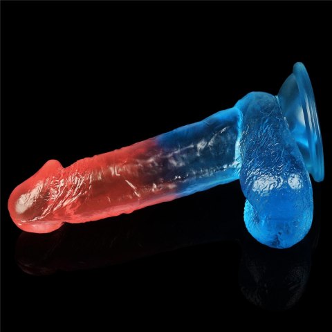 Dildo realistyczne Lovetoy Dazzle Studs zakrzywione 19 cm