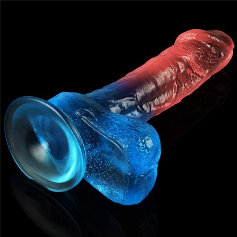 Dildo realistyczne Lovetoy Dazzle Studs zakrzywione 19 cm