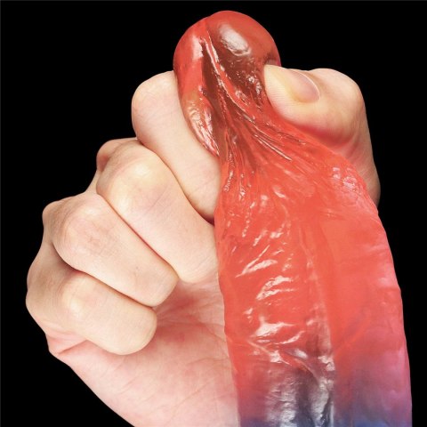 Dildo realistyczne Lovetoy Dazzle Studs zakrzywione 19 cm