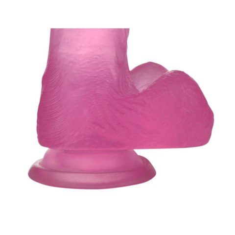 Dildo żelowe Lovetoy realistyczne różowe 17 cm z przyssawką