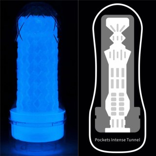 Masturbator Lumino Play świecący Lovetoy biały 20 cm
