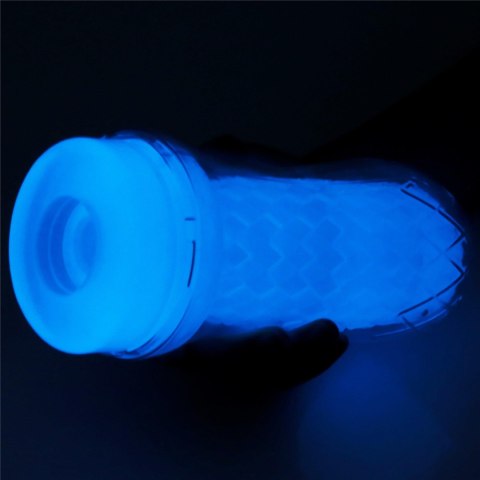 Masturbator Lumino Play świecący Lovetoy biały 20 cm