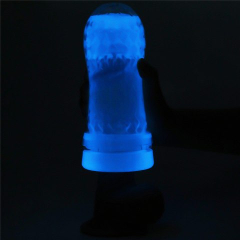 Masturbator Lumino Play świecący Lovetoy biały 20 cm