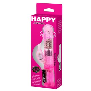 Wibrator króliczek Baile Happy Angel 3 funkcje wibracji i obrotu