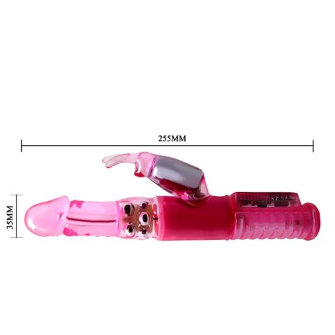 Wibrator króliczek Baile fioletowy obrotowy 8 wibracji 8 obrotów