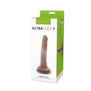 Dildo realistyczne Me You Us silikonowe karmelowe 7 cali
