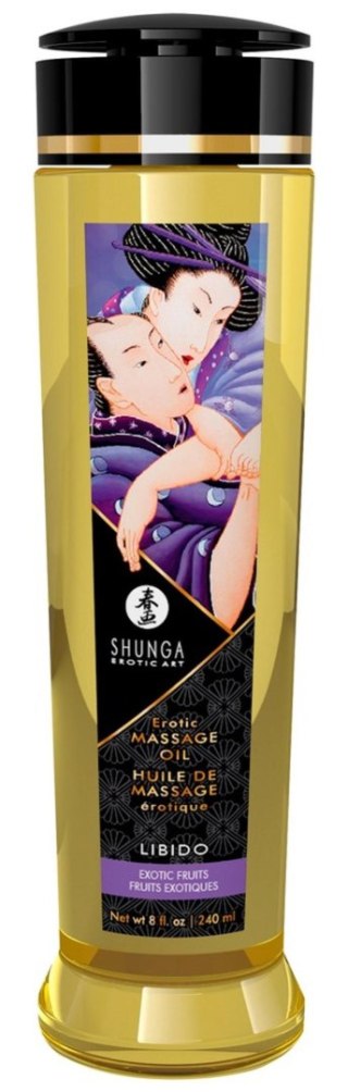 Erotyczny olejek do masażu Libido Shunga owoce egzotyczne 240 ml