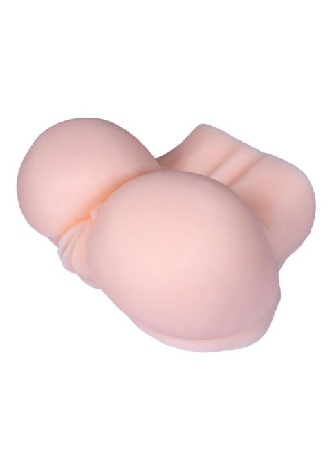 Masturbator wibrujący realistyczny XXL z pochwą i pośladkami 27 cm