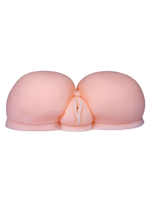 Masturbator wibrujący realistyczny XXL z pochwą i pośladkami 27 cm