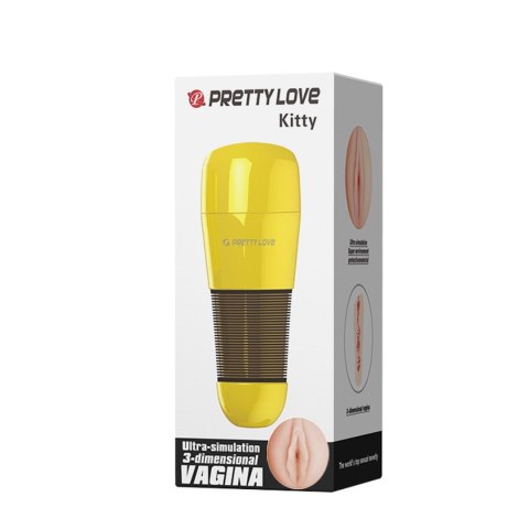 Masturbator z przyssawką Pretty Love Kitty