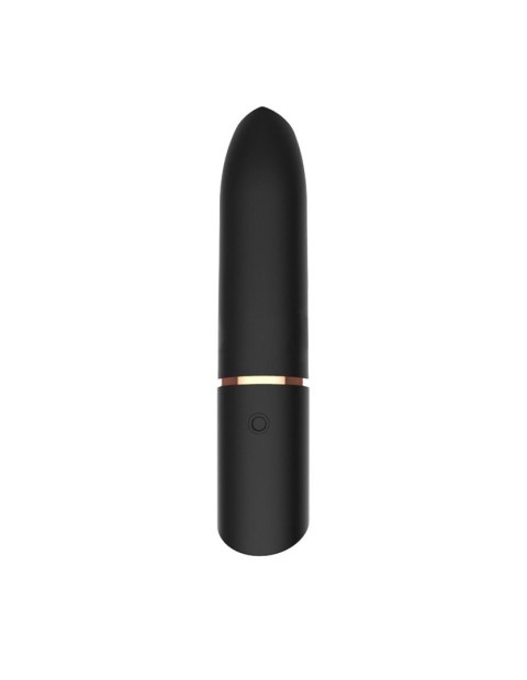 Mini wibrator Adrien Lastic Rocket czarny silikonowy USB 9 cm