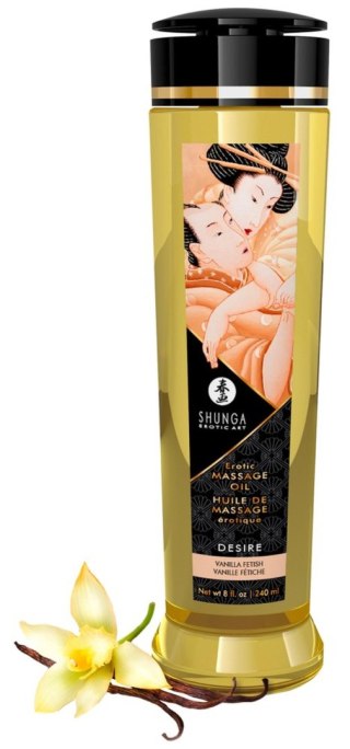 Olejek do masażu erotycznego Shunga Desire waniliowy 240 ml
