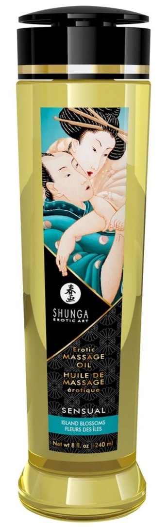 Olejek do masażu erotycznego Shunga Sensual Island Blossoms