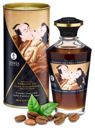 Olejek rozgrzewający do masażu Shunga Creamy Love Latte