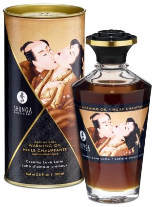 Olejek rozgrzewający do masażu Shunga Creamy Love Latte