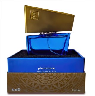 Perfumy z feromonami Hot Shiatsu ciemnoniebieskie 50 ml
