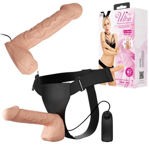 Strapon wibrujący realistyczny Baile RealDeal 26 cm