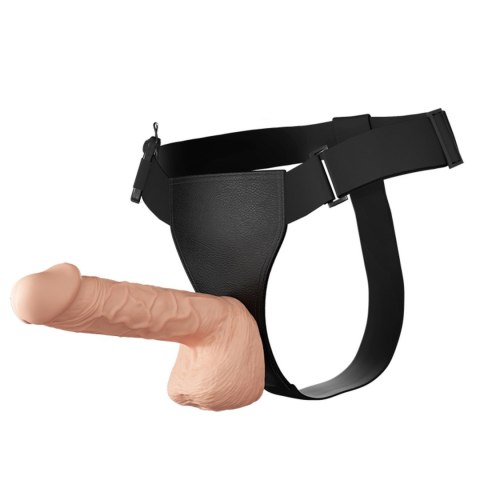 Strapon wibrujący realistyczny Baile RealDeal 26 cm