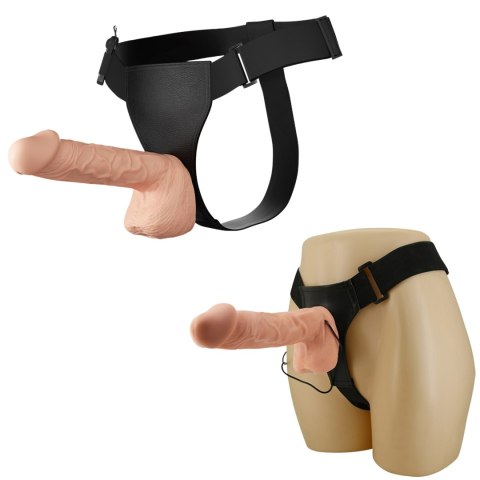 Strapon wibrujący realistyczny Baile RealDeal 26 cm