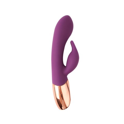 Wibrator króliczek punkt G silikonowy Fierce Euphoria fioletowy 20.5 cm