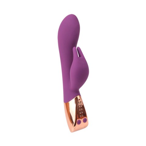 Wibrator króliczek punkt G silikonowy Fierce Euphoria fioletowy 20.5 cm