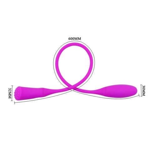 Wibrator silikonowy giętki Pretty Love Snaky Vibe USB