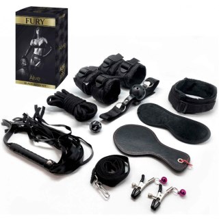 Zestaw BDSM Fury Alive Czarny