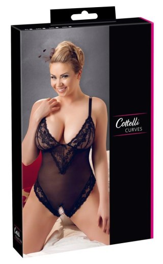 Body erotyczne ouvert z siatki Cottelli Curves 3XL
