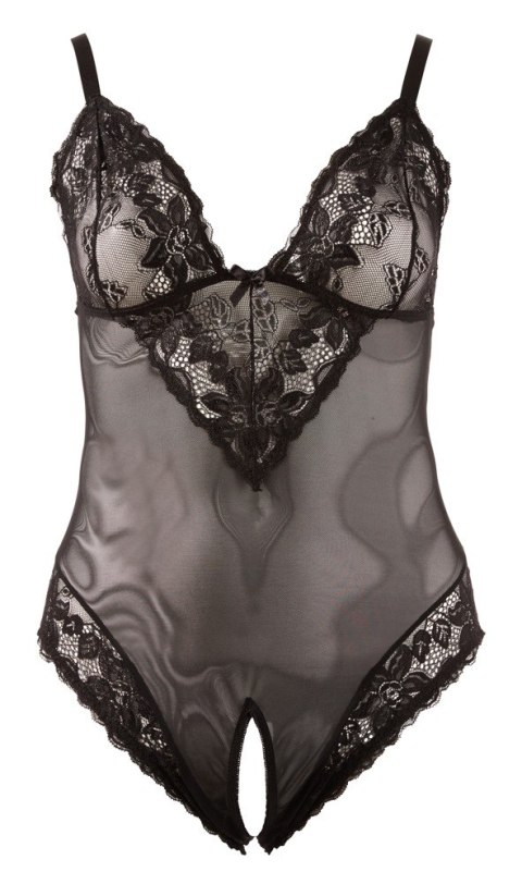 Body erotyczne ouvert z siatki Cottelli Curves 3XL