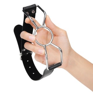 Knebel Me You Us Spider Gag czarny skóra PU