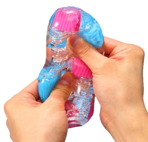 Masturbator Tenga Bobble Crazy Cubes przezroczysty 14 cm