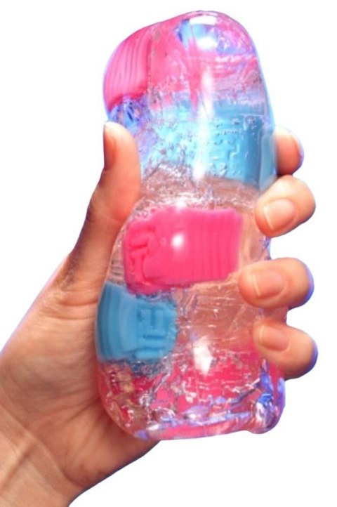 Masturbator Tenga Bobble Crazy Cubes przezroczysty 14 cm