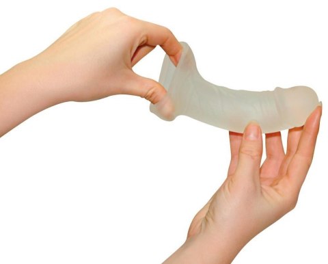Przedłużka na penisa You2Toys żyłkowana przezroczysta 16 cm