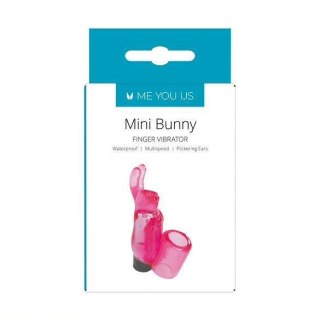 Wibrator króliczek Me You Us Mini Bunny na palec różowy 9 cm