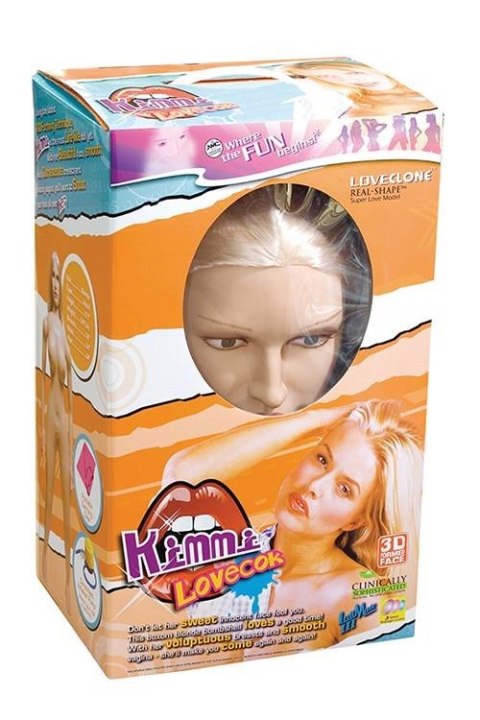 Lalka erotyczna KIMI LOVECOK LOVEDOLL NMC blond z wibracjami 3 prędkości