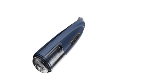 Męski masturbator obrotowy pchający z wibracją B Series Cute niebieski USB
