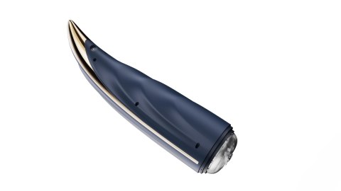 Męski masturbator obrotowy pchający z wibracją B Series Cute niebieski USB