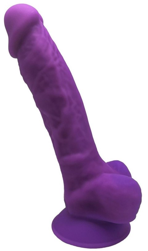 Realistyczne dildo Silexd fioletowe 17,5 cm