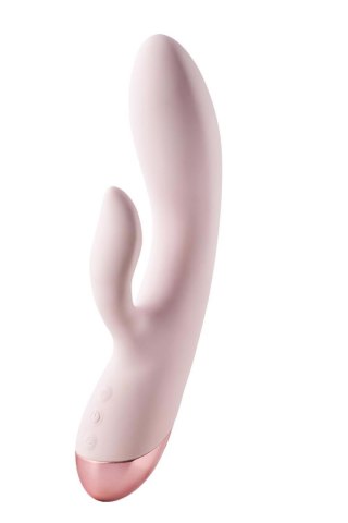 Wibrator duo punktu G Vivre Coco silikonowy różowy USB 23 cm