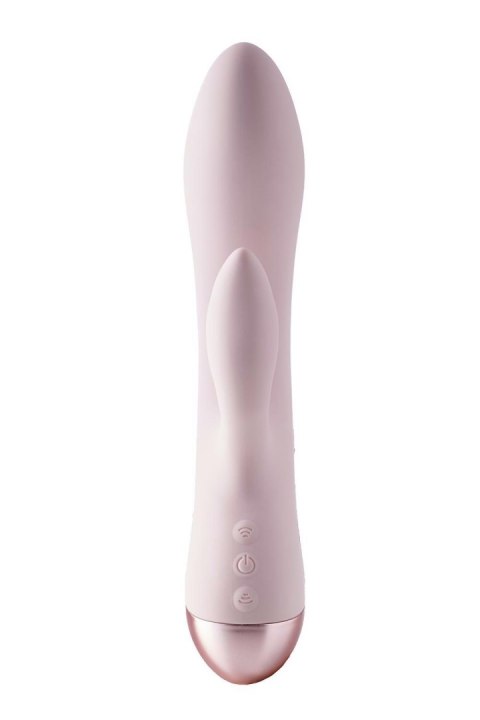 Wibrator duo punktu G Vivre Coco silikonowy różowy USB 23 cm