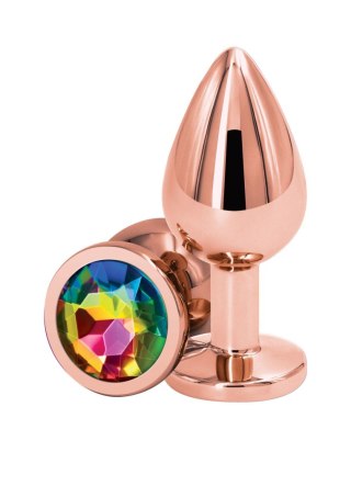Biżuteria analna aluminiowa Rose Gold M NS Novelties 8 cm wodoodporna
