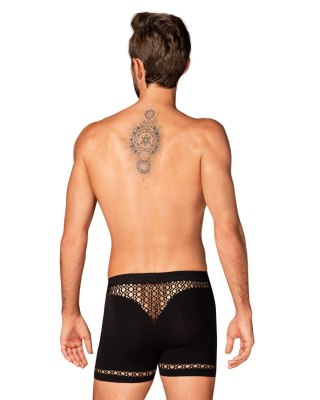 Bokserki erotyczne Obsessive M102 z wycięciami czarne S/M/L