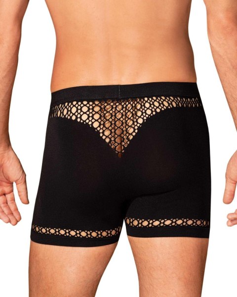 Bokserki erotyczne Obsessive M102 z wycięciami czarne S/M/L