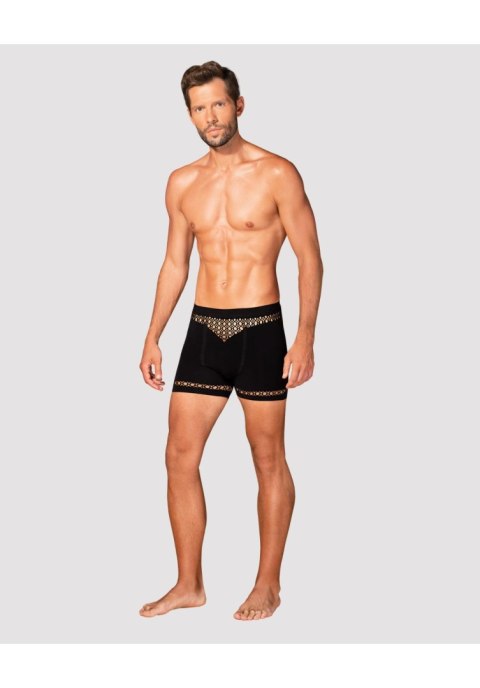 Bokserki erotyczne Obsessive M102 z wycięciami czarne S/M/L
