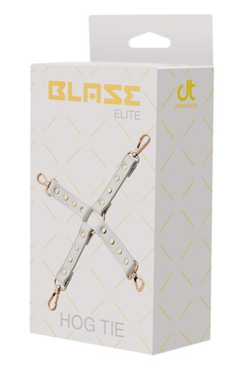 Hogtie Blaze Elite biały ze sztucznej skóry
