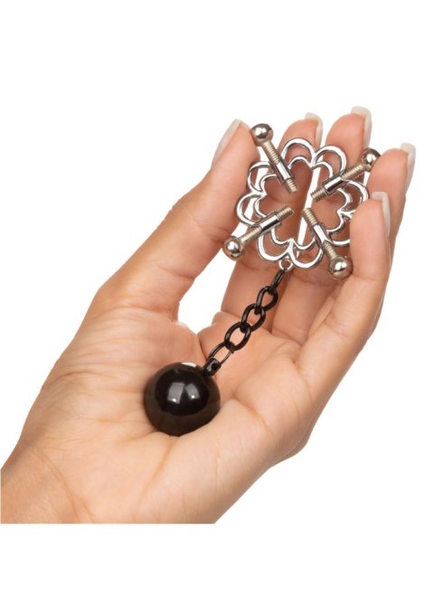 Klips na sutki 4 punktowy z obciążeniem metalowy Calexotics 10 cm